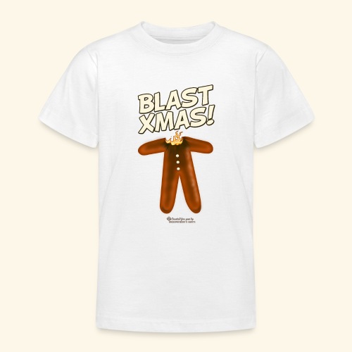 Ugly Christmas T-Shirt Design Spruch Blast Xmas - Teenager T-Shirt