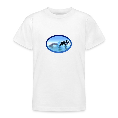 Dolfijnen en Orka's - Teenager T-shirt