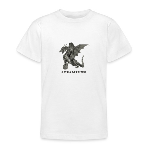Steampunk Drachen Punk Retro - Teenager T-Shirt
