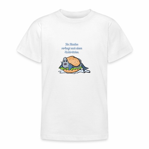 Fischbroetchen - Teenager T-Shirt
