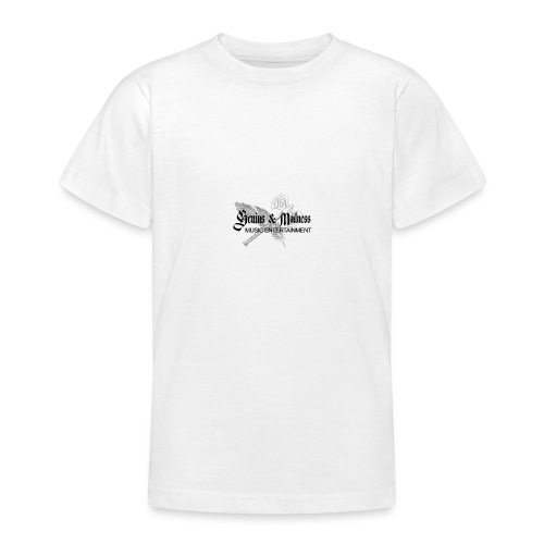 Genius and Madness White Edition - Teenager T-Shirt