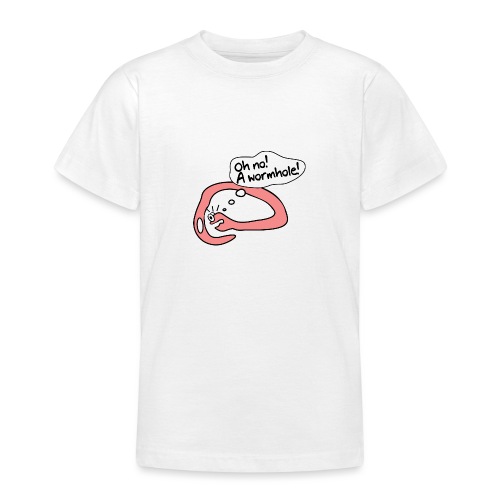 Astronomie Wissenschaft Wurmloch Nerd Wurm - Teenager T-Shirt