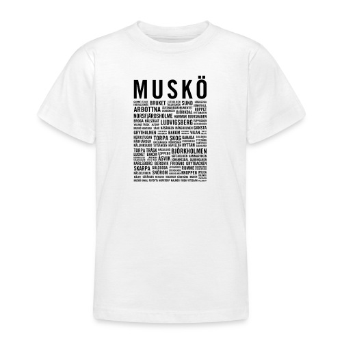 Muskö Ortnamn - T-shirt tonåring