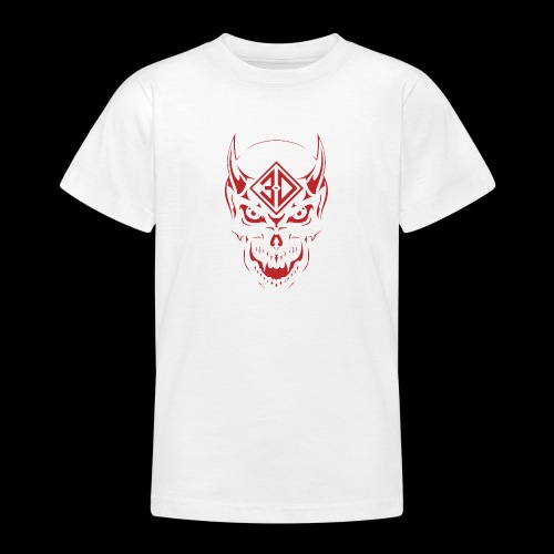 devil skull red - T-shirt Ado