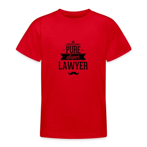 100 Prozent super Anwalt - Teenager T-Shirt