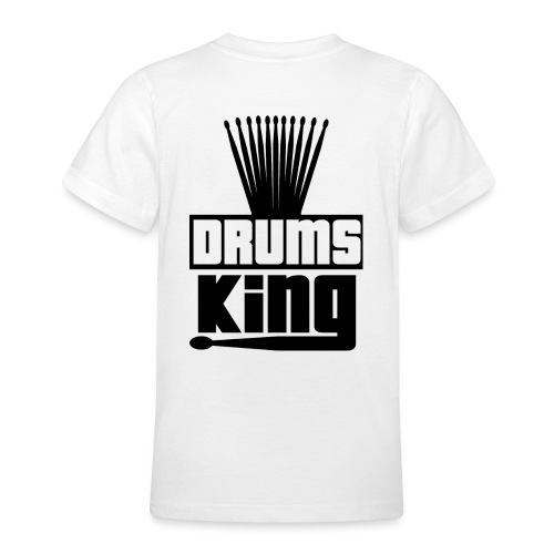 Drums king Schlagzeug König - Teenager T-Shirt