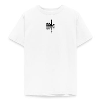 big_ben - Teenage T-Shirt - white - Front - AI Model Teenager Male dark (155cm)