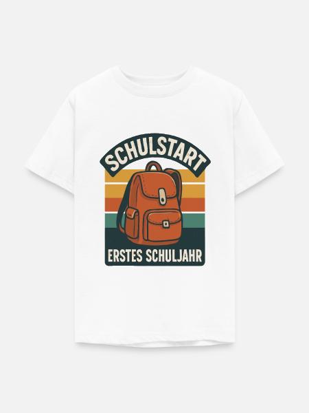 Grundschule Einschulung Schulstart Schule - Teenager T-Shirt - Weiß