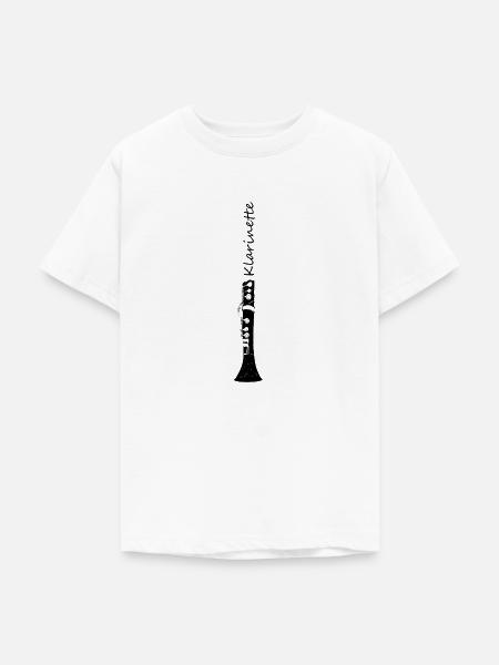 Klarinette - Teenager T-Shirt - Weiß