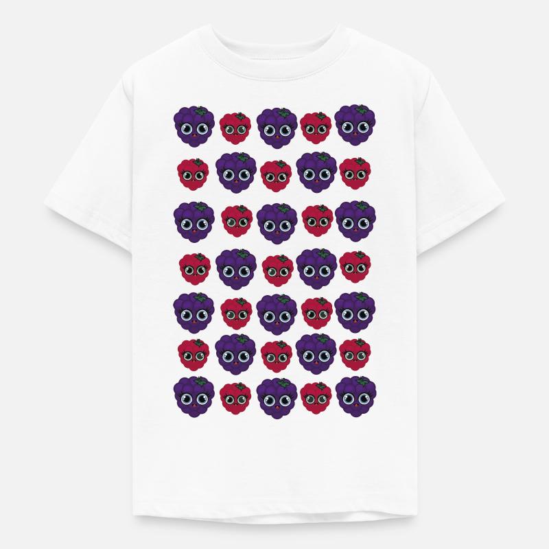 Billy Blackberry und Ruby Raspberry - Teenager T-Shirt - Weiß