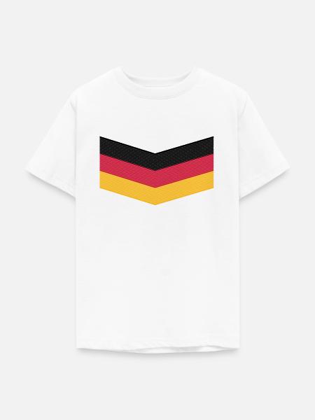 Deutschland Trikot - Teenager T-Shirt - Weiß