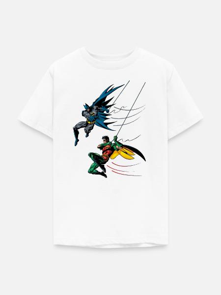 Batman and Robin - Teenager T-Shirt - Weiß