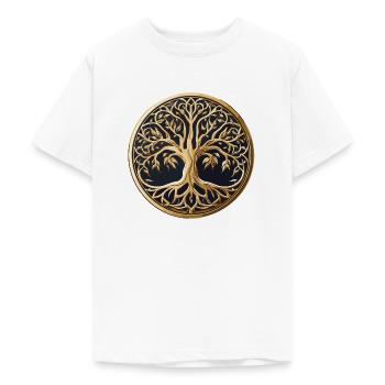 Baum des Lebens - Teenager T-Shirt - Weiß - Vorne - AI Model Teenager Male dark (155cm)