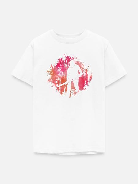 Feldhockey - Teenager T-Shirt - Weiß