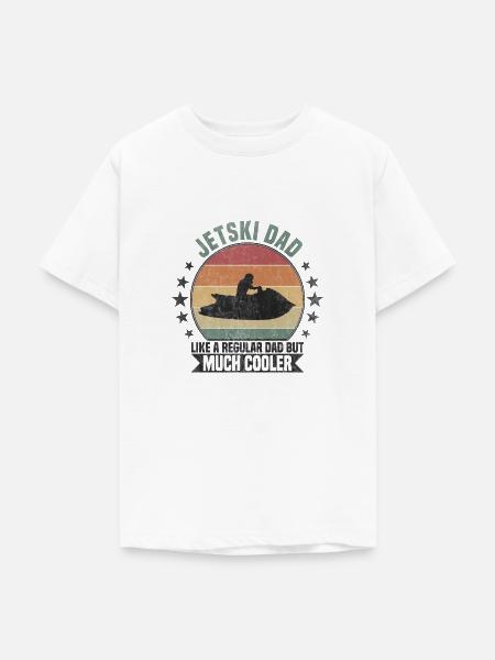 Jetski dad Jet Ski - Teenager T-Shirt - Weiß