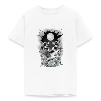 maritim Möwe Möwen - Teenager T-Shirt - Weiß - Vorne - AI Model Teenager Male dark (155cm)
