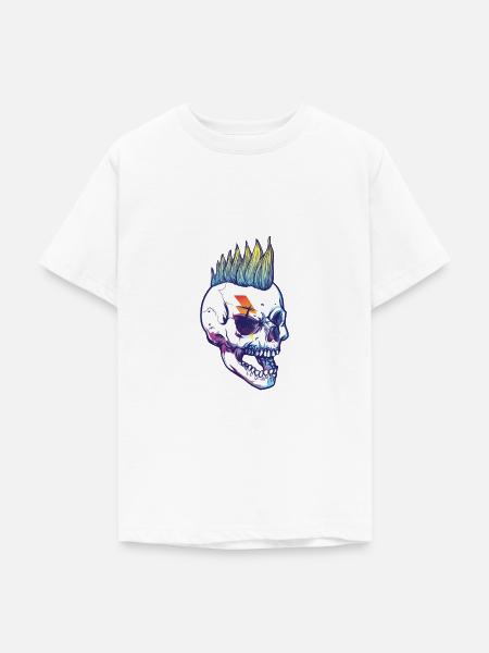Punker - Teenager T-Shirt - Weiß