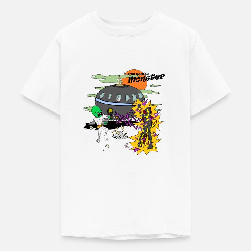 extra-terrestre - T-shirt Ado - blanc
