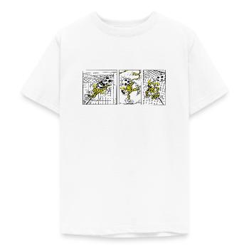 Marsupilami Als Torwart Mit Fußball - Teenager T-Shirt - Weiß - Vorne - AI Model Teenager Male dark (155cm)