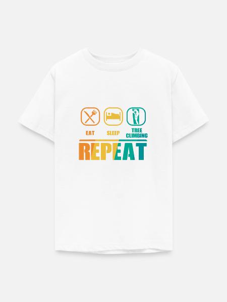 Tree Climbing - Teenager T-Shirt - Weiß