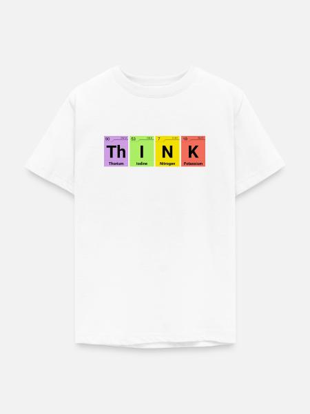 Denken Chemische Elemente - Teenager T-Shirt - Weiß