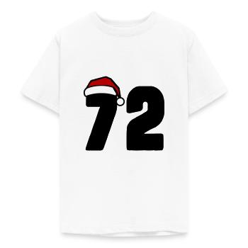 72 Zahl Weihnachten - Teenager T-Shirt - Weiß - Vorne - AI Model Teenager Male dark (155cm)