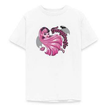 Monster High™ Draculaura Fangtastic - T-shirt Ado - blanc - Devant - AI Model Teenager Male dark (155cm)