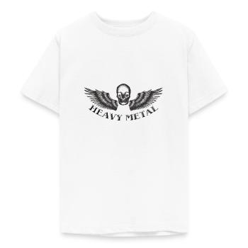 Heavy Metal - Teenager T-Shirt - Weiß - Vorne - AI Model Teenager Male dark (155cm)