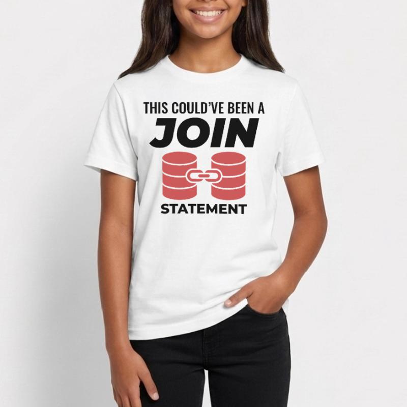 SQL Join Database, instruction de programmation des données T-shirt Ado