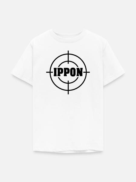 Target Ippon Judo Vektor - Teenager T-Shirt - Weiß