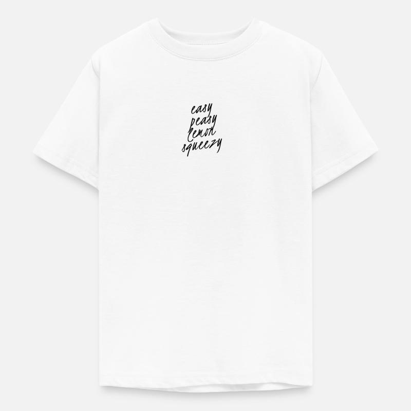 Facile à presser comme un citron – Diction drôle - T-shirt Ado - blanc