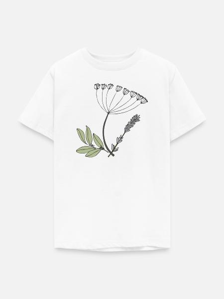 kräuter - Teenager T-Shirt - Weiß