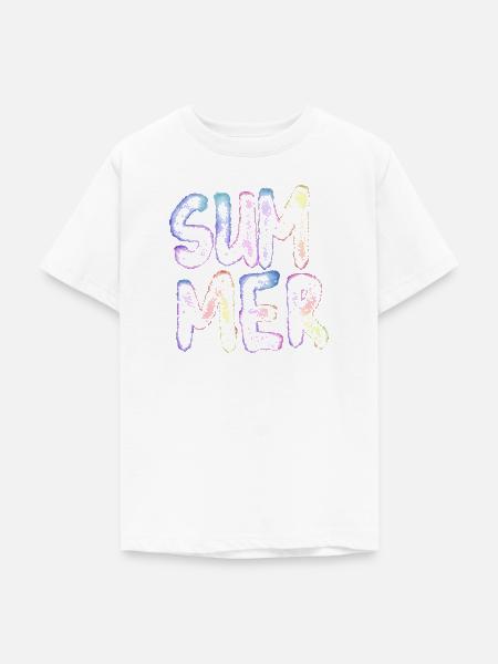 Summer - Teenager T-Shirt - Weiß