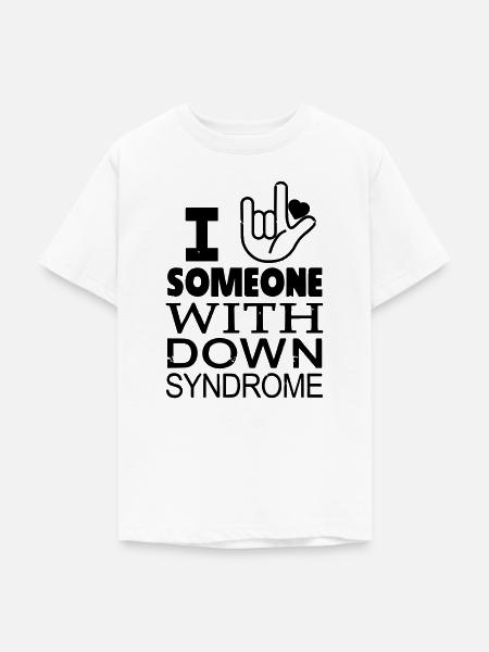 Down-Syndrom Liebhaber - Teenager T-Shirt - Weiß