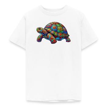 Schildkröte - Teenager T-Shirt - Weiß - Vorne - AI Model Teenager Male dark (155cm)