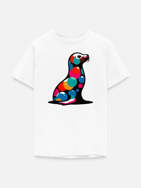 Siegel - Teenager T-Shirt - Weiß