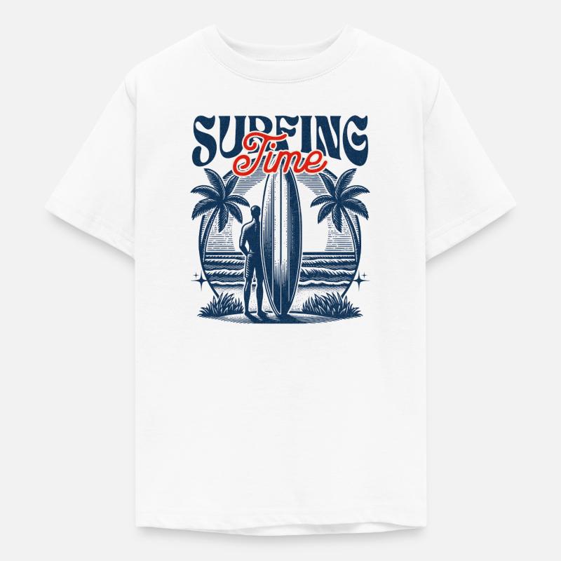 Temps de surf - T-shirt Ado - blanc