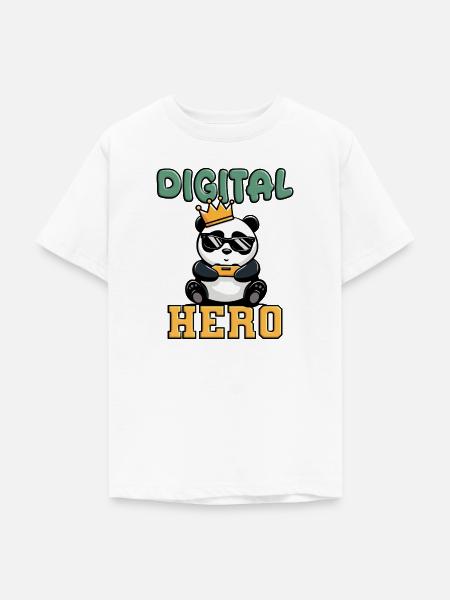 Gaming King Hero - Teenager T-Shirt - Weiß