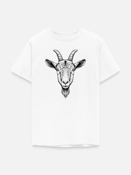Ziege - Teenager T-Shirt - Weiß