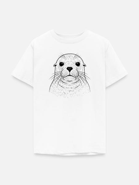 Robbe - Teenager T-Shirt - Weiß