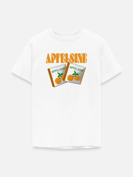 Halloren Frukas Apfelsine - Teenager T-Shirt - Weiß