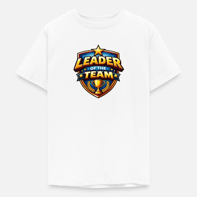 Chef d’équipe - T-shirt Ado - blanc