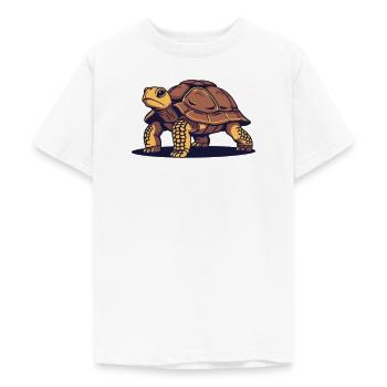Schildkröte Schildkröten Geschenk - Teenager T-Shirt - Weiß - Vorne - AI Model Teenager Male dark (155cm)
