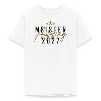 Meister 2027 - Teenager T-Shirt - Weiß - Vorne - AI Model Teenager Male dark (155cm)