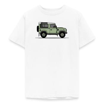 Verteidiger 90 - Teenager T-Shirt - Weiß - Vorne - AI Model Teenager Male dark (155cm)
