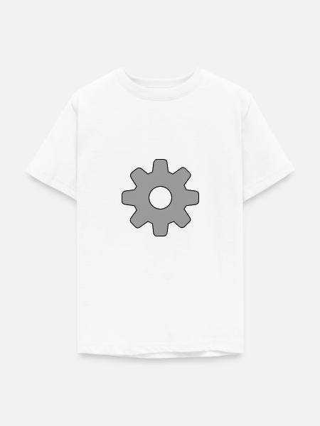 Kleines Zahnrad - Teenager T-Shirt - Weiß