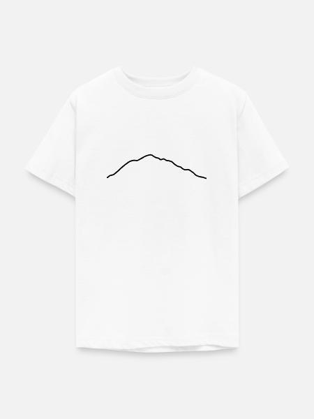 Berg - Hügel - Teenager T-Shirt - Weiß