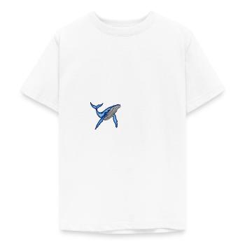Wal - Teenager T-Shirt - Weiß - Vorne - AI Model Teenager Male dark (155cm)