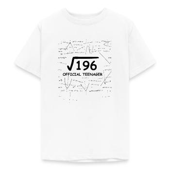14. Geburtstag 14 Jahre Teenager Geschenk Mathe - Teenager T-Shirt - Weiß - Vorne - AI Model Teenager Male dark (155cm)