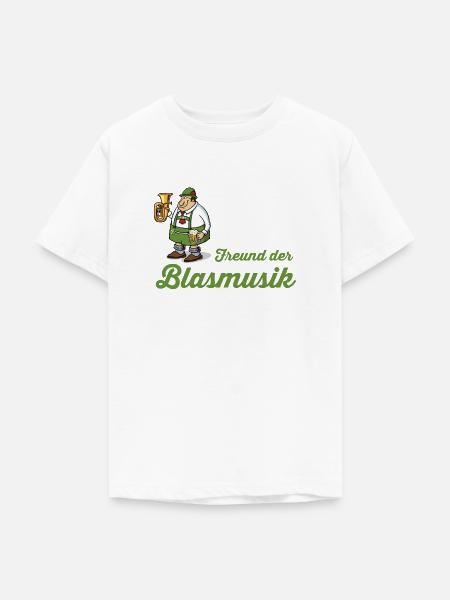 Freund der Blasmusik - Teenager T-Shirt - Weiß